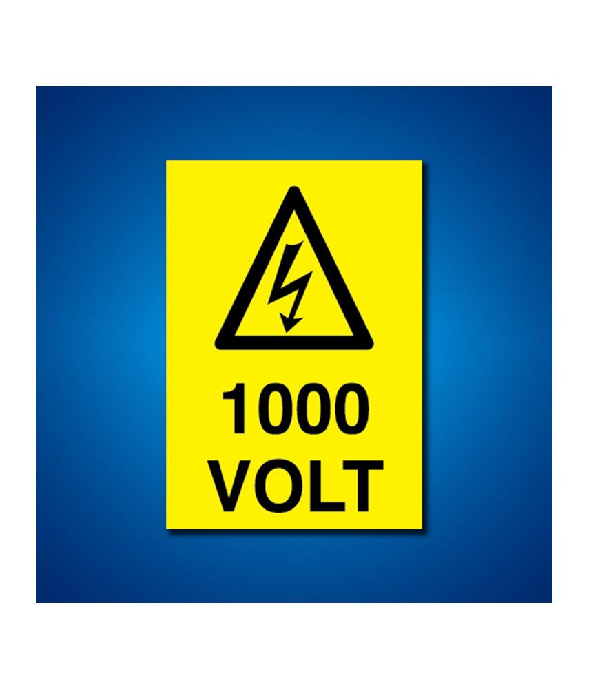 Voltaj İş Güvenliği Etiketleri