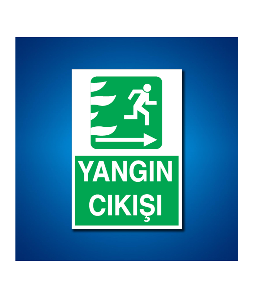 Yangın Çıkışı Etiketleri