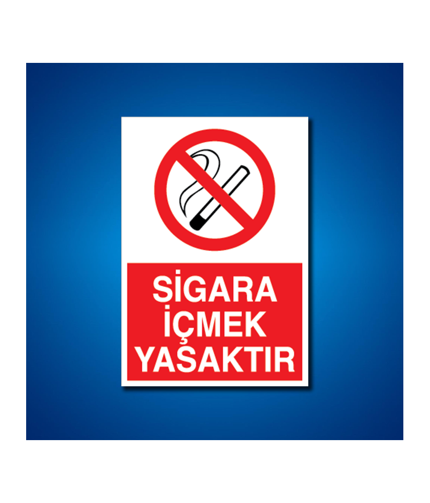 Sigara İş Güvenliği Etiketleri