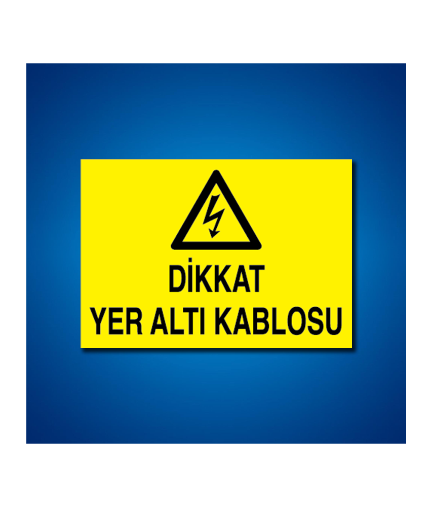 Kablo İş Güvenliği Etiketleri