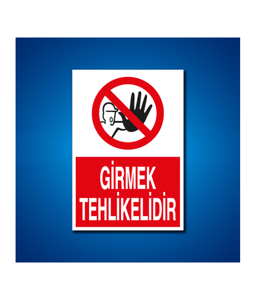 Göz Koruma İş Güvenliği Etiketleri