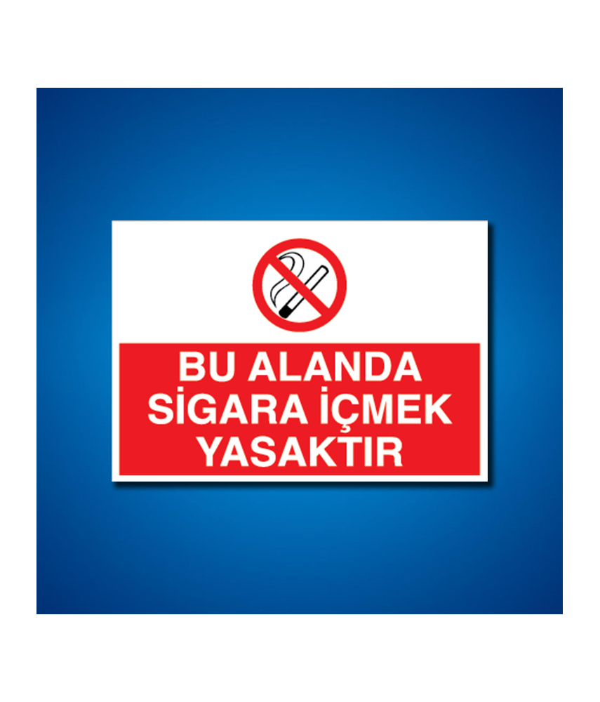 Sigara İş Güvenliği Etiketleri