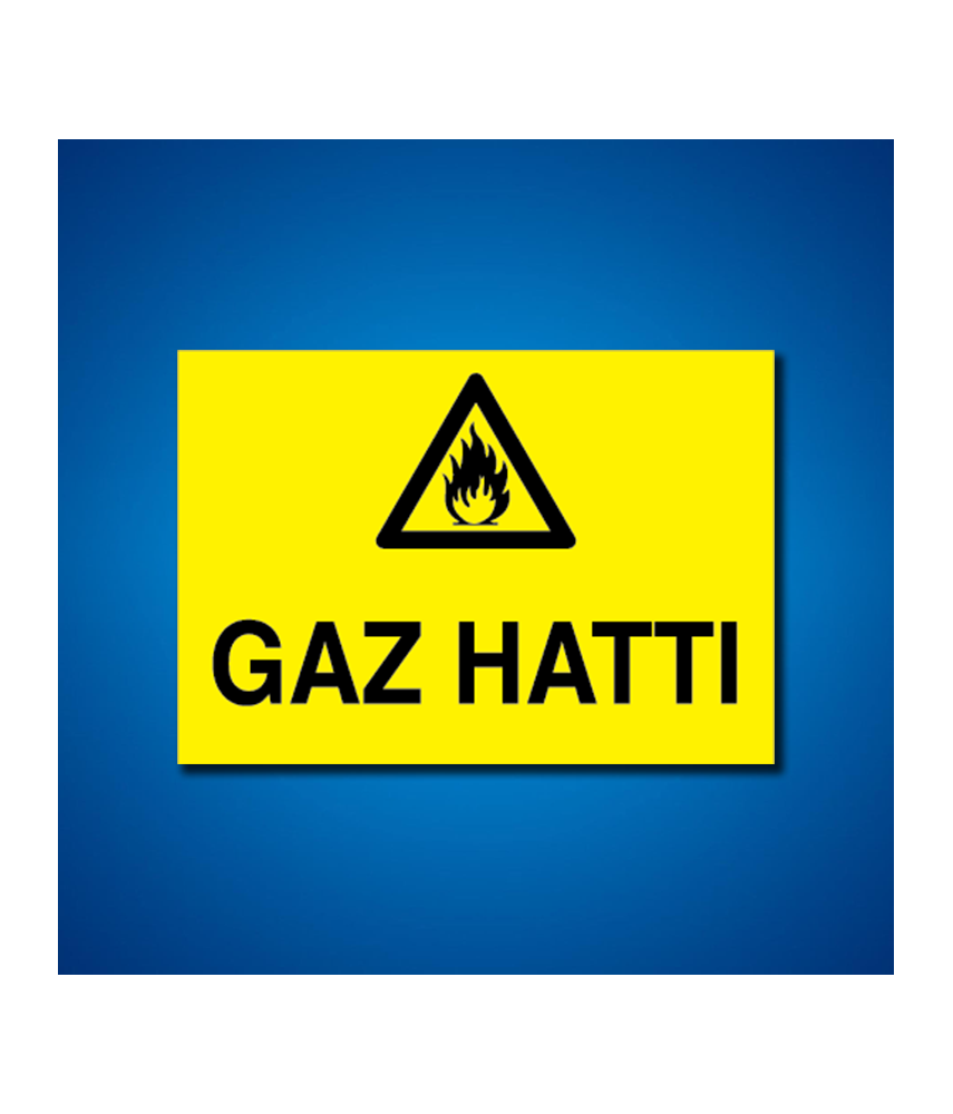 Doğal Gaz İş Güvenliği Etiketleri