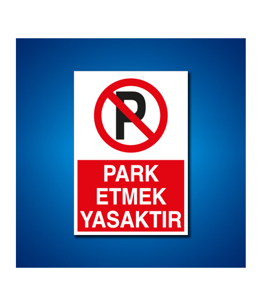 Park İş Güvenliği Etiketleri
