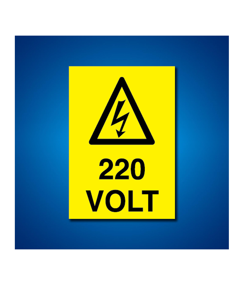 Voltaj İş Güvenliği Etiketleri