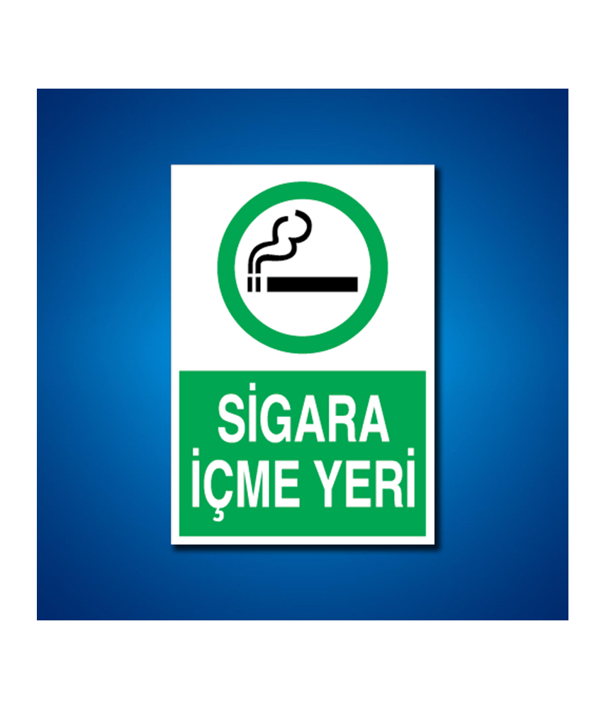 Sigara İş Güvenliği Etiketleri