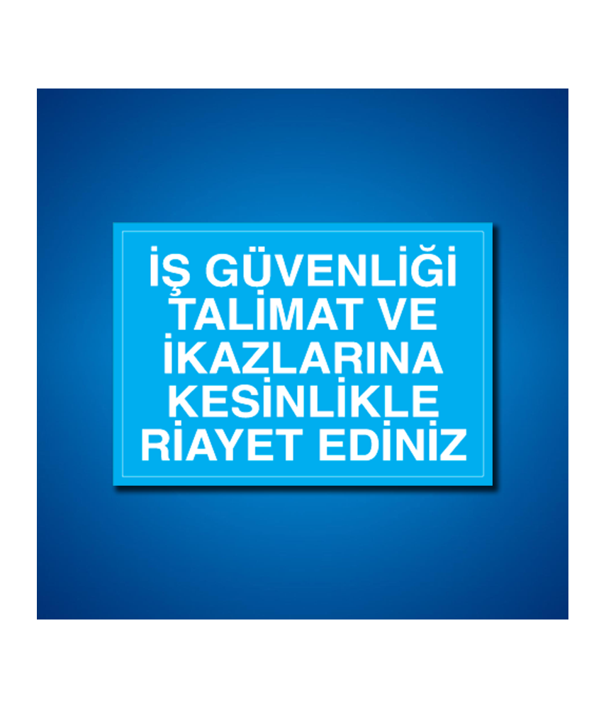 İş Güvenliği Etiketleri