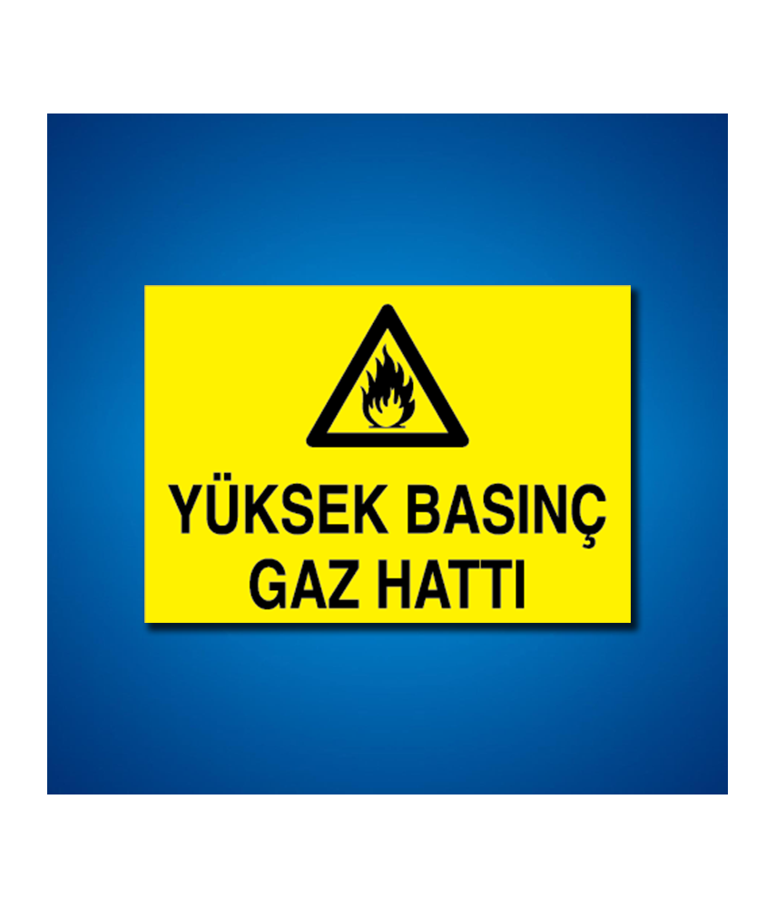 Doğal Gaz İş Güvenliği Etiketleri