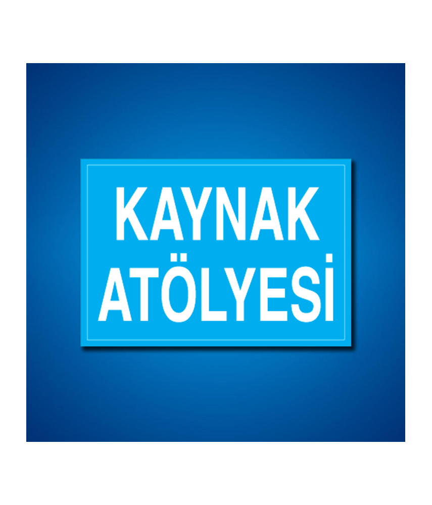 Atölye İş Güvenliği Etiketleri