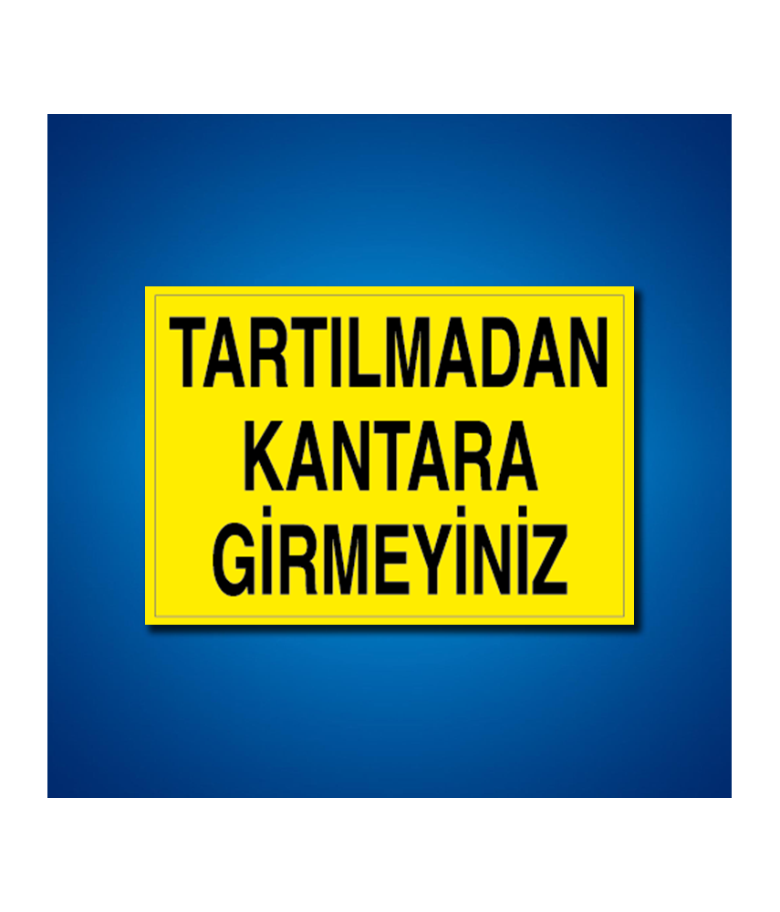 Şoför Araç Kantar Yaya İş Güvenliği Etiketleri