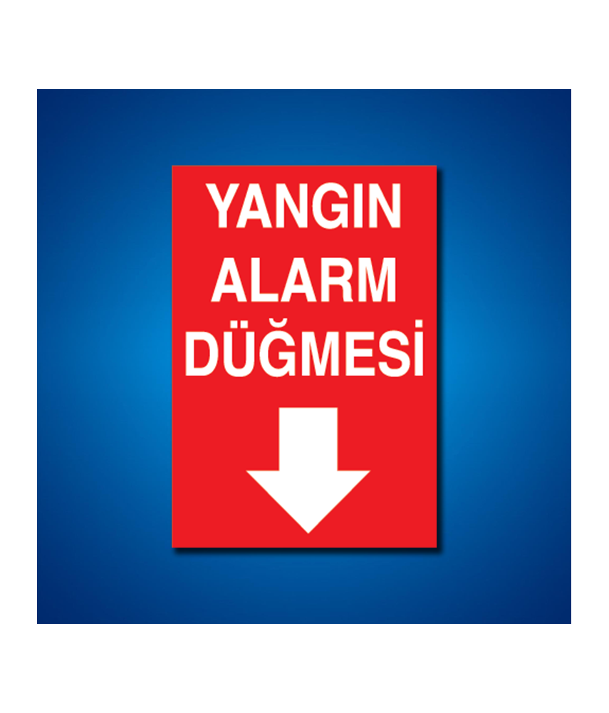 Yangınla Mücadele İş Güvenliği Etiketleri