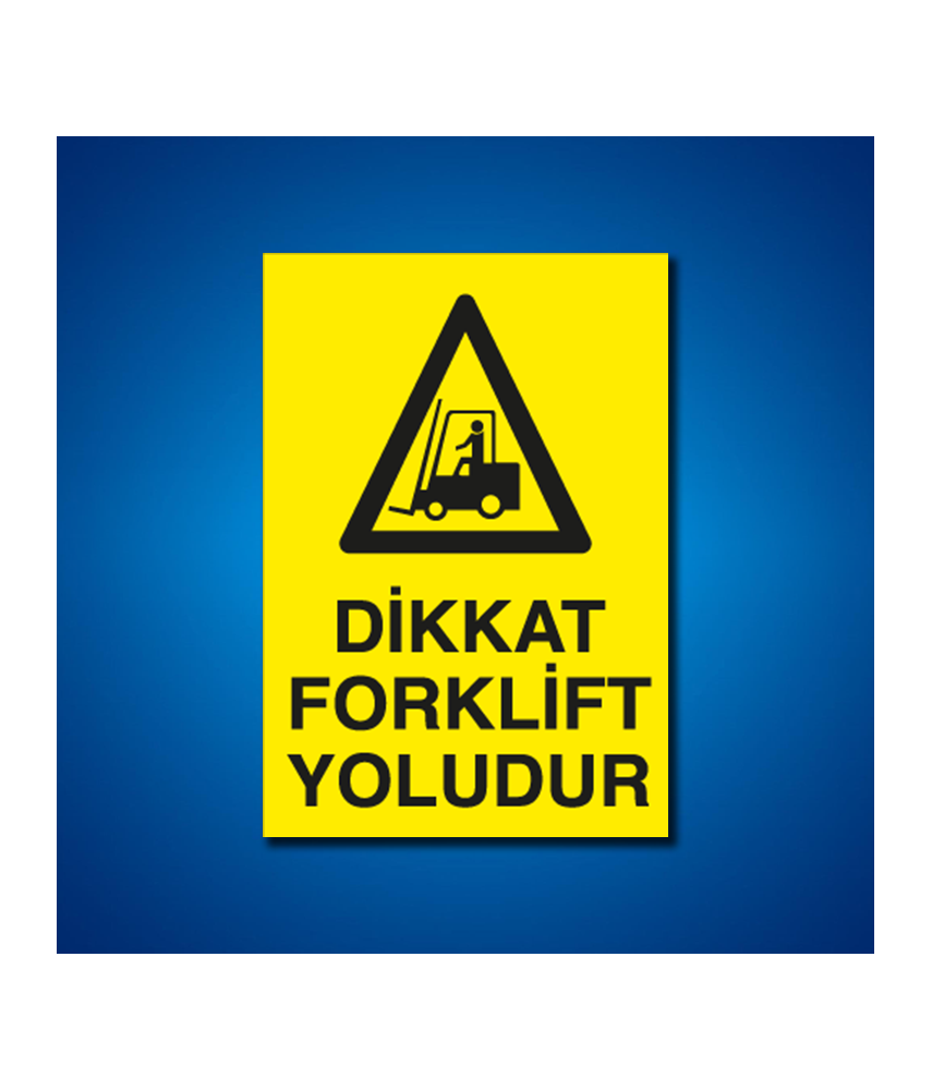 Forklift İş Güvenliği Etiketleri