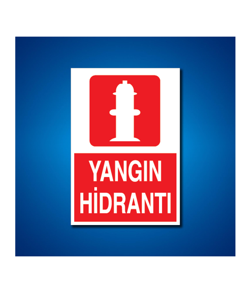 Yangınla Mücadele İş Güvenliği Etiketleri