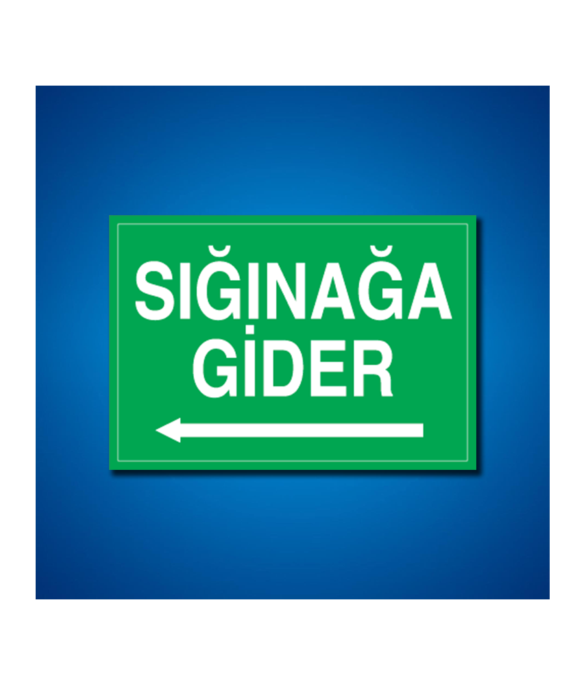 Sığınak İş Güvenliği Etiketleri