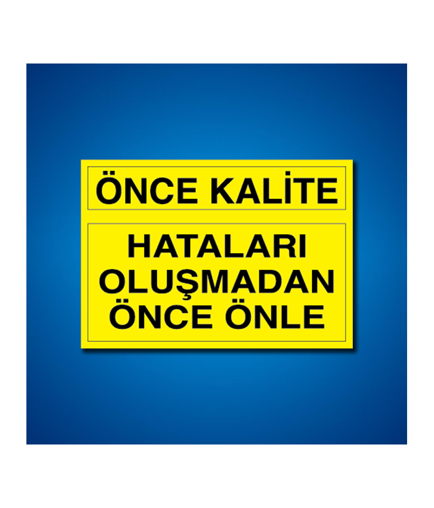 Kalite İş Güvenliği Etiketleri