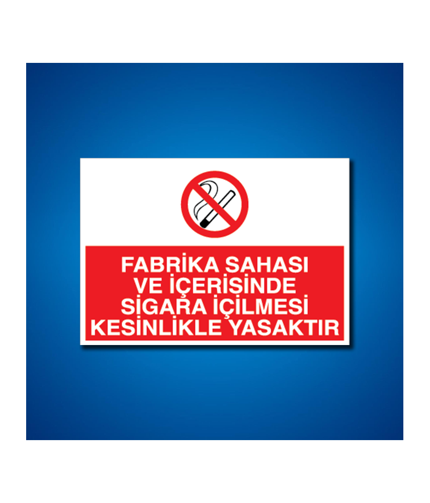 Sigara İş Güvenliği Etiketleri