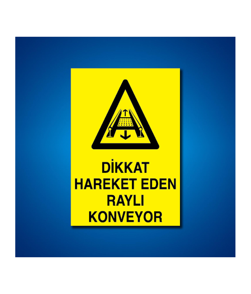 Konveyör-Bant-Konkasör İş Güvenliği Etiketleri