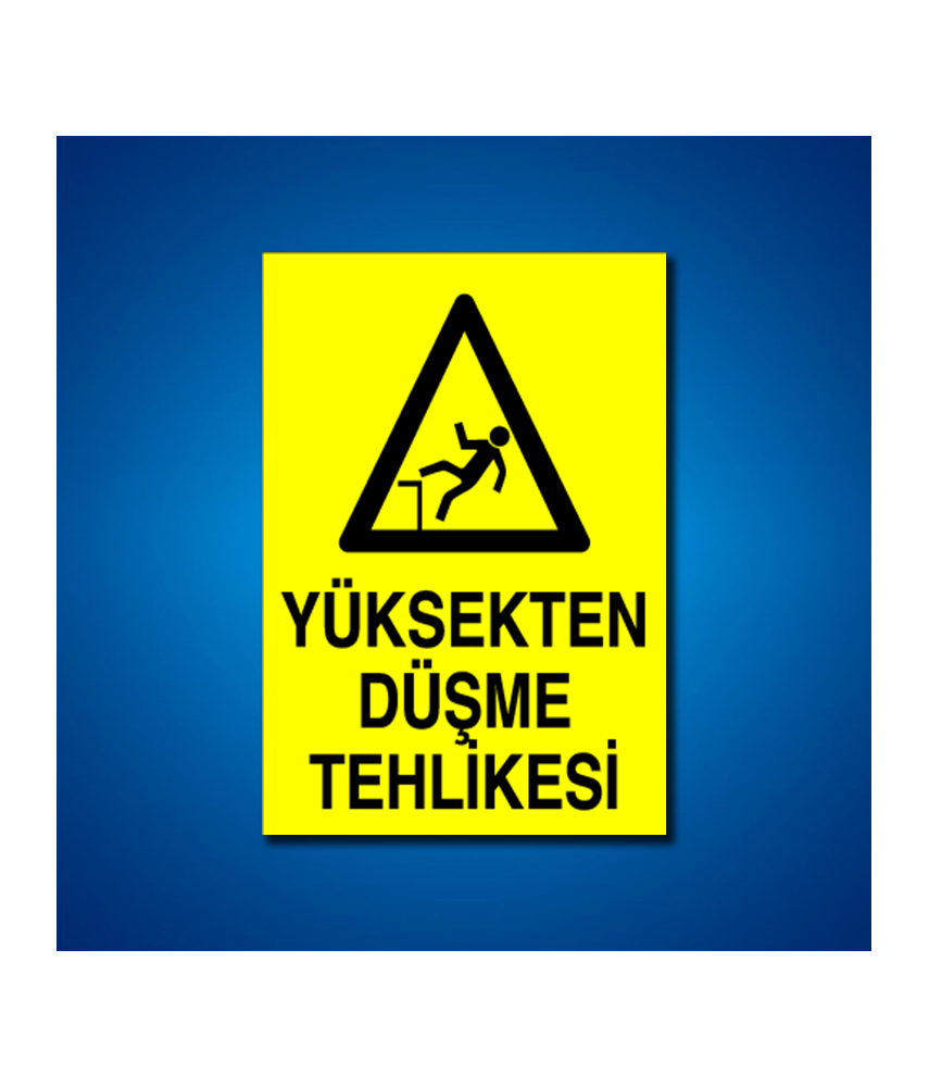 Emniyet Kemeri İş Güvenliği Etiketleri