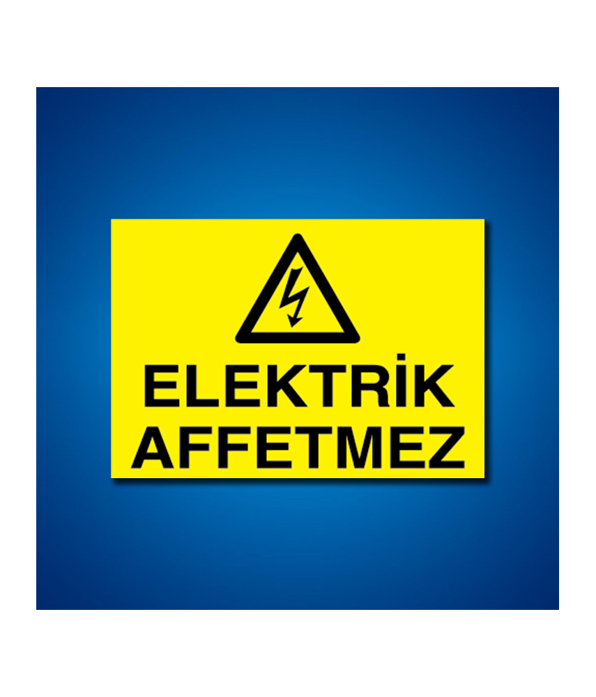 Elektrik İş Güvenliği Etiketleri
