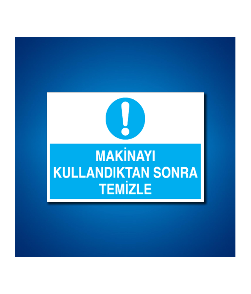 Bakım Arıza Ayar Ve Yağlama Etiketleri