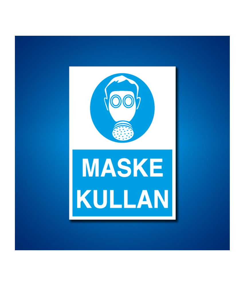 Toz Gaz Maskesi İş Güvenliği Etiketleri