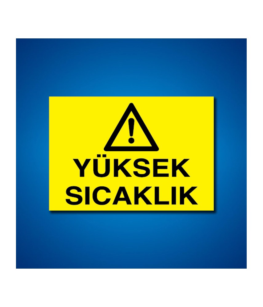 Hava-Su-Isı İş Güvenliği Etiketleri