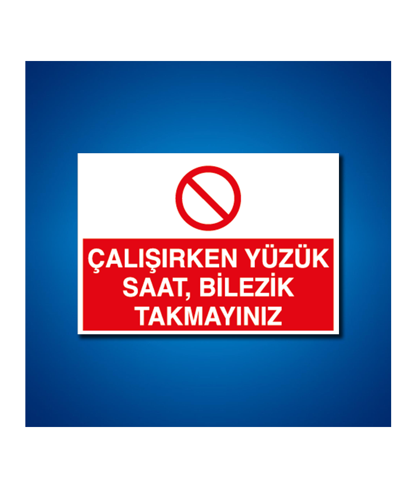 Yasaklama İş Güvenliği Etiketleri