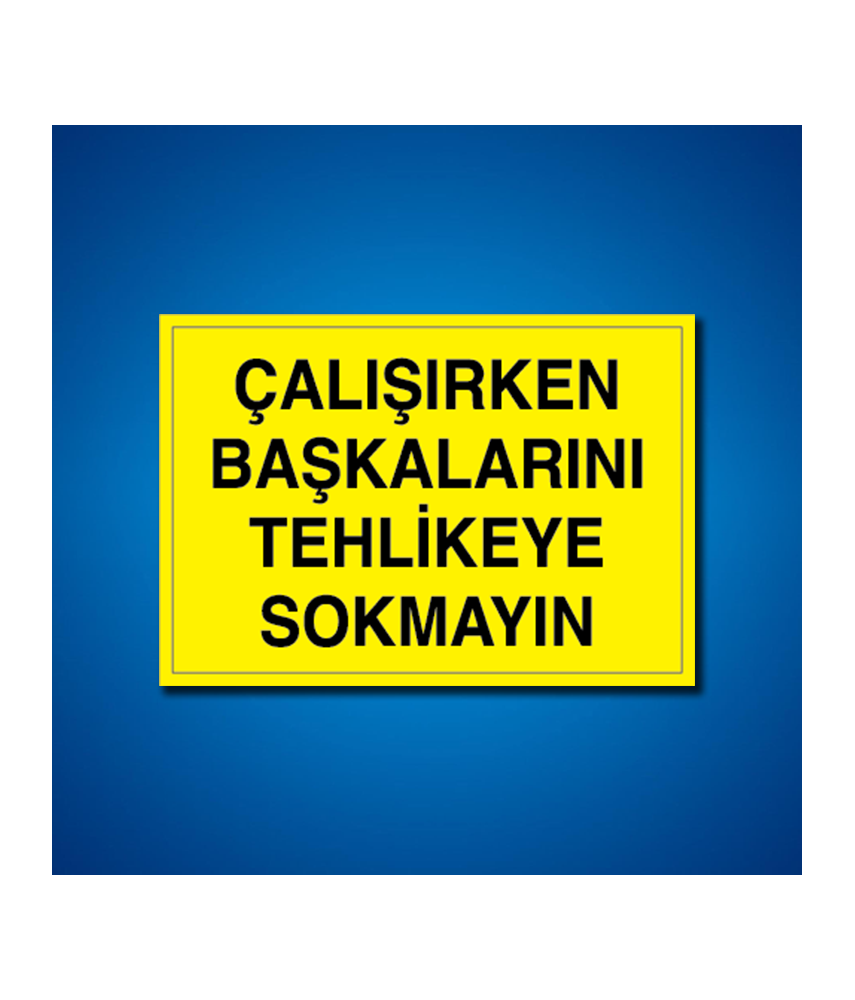 İş Kazası İş Güvenliği Etiketleri