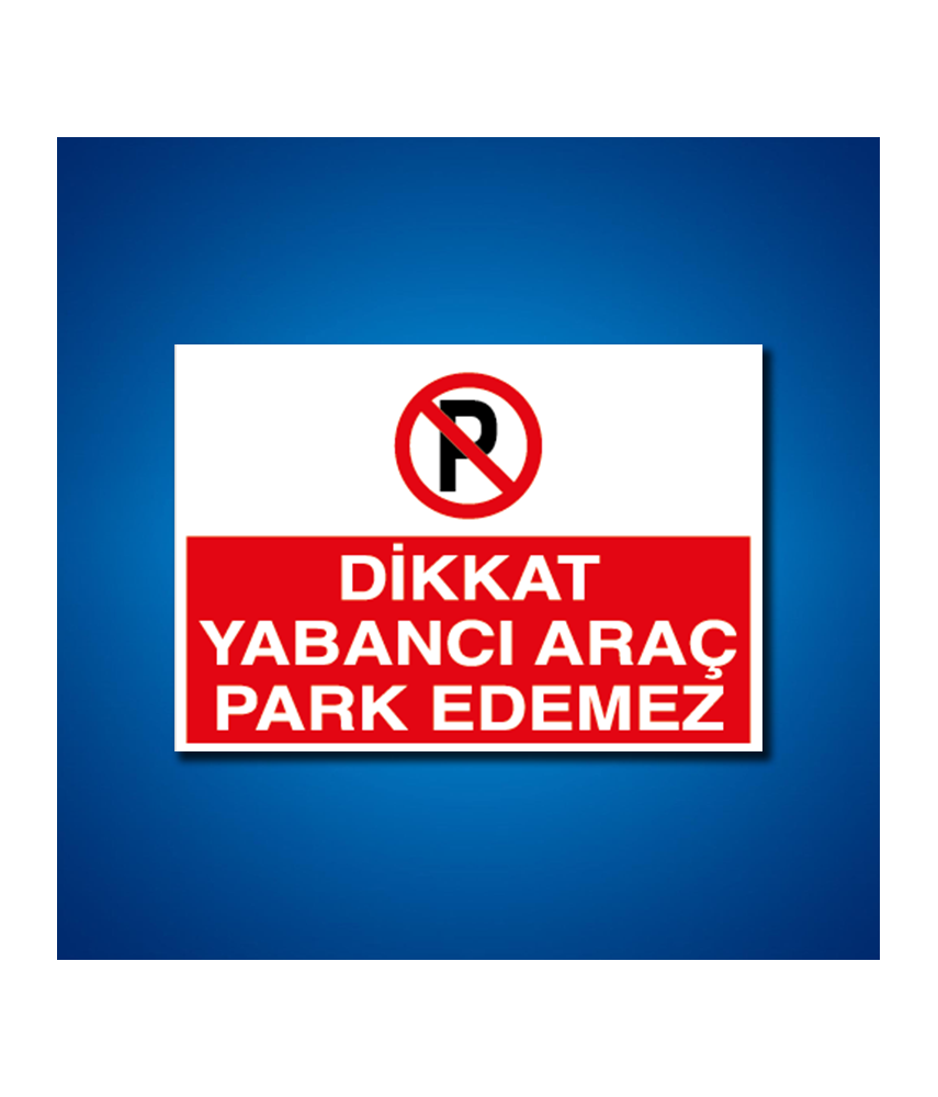 Park İş Güvenliği Etiketleri