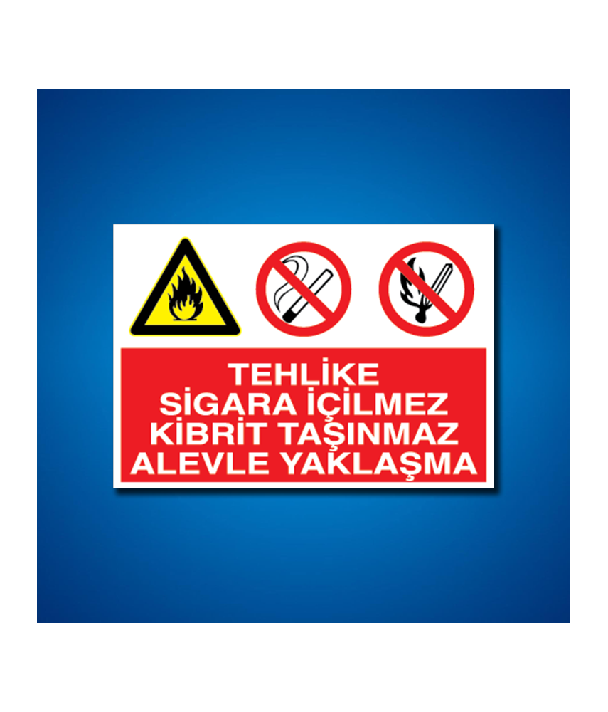 Ateş Ve Alev Uyarı İşaretleri