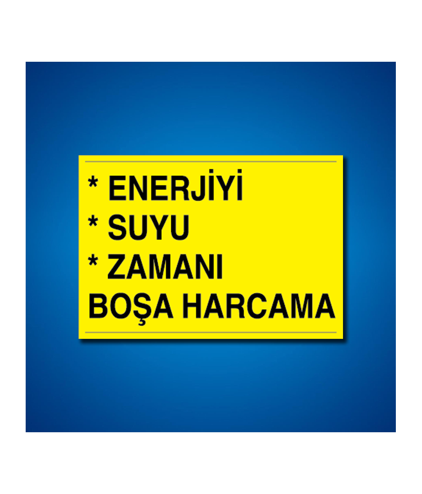 Tasarruf İş Güvenliği Etiketleri