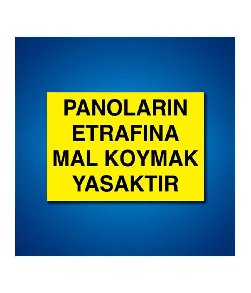 Pano İş Güvenliği Etiketleri