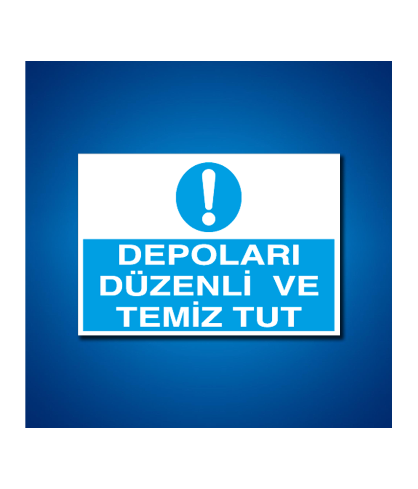 İstif-Raf-Depo İş Güvenliği Etiketleri