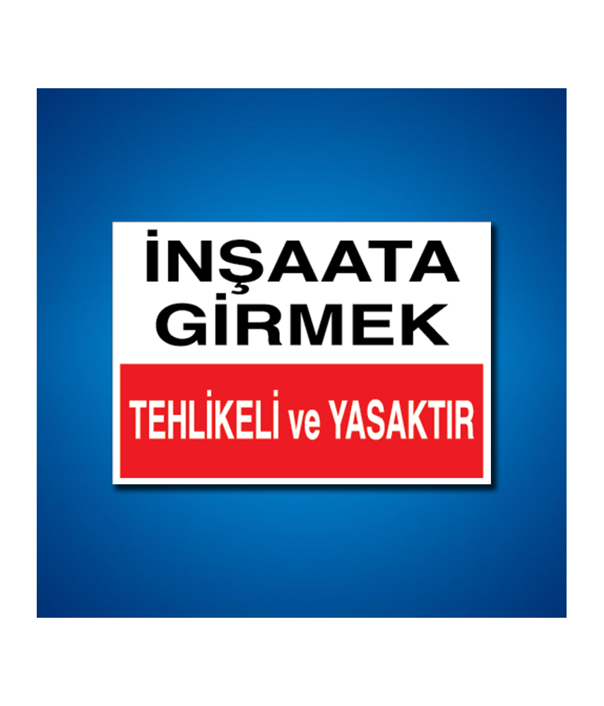 İnşaat İş Güvenliği Etiketleri