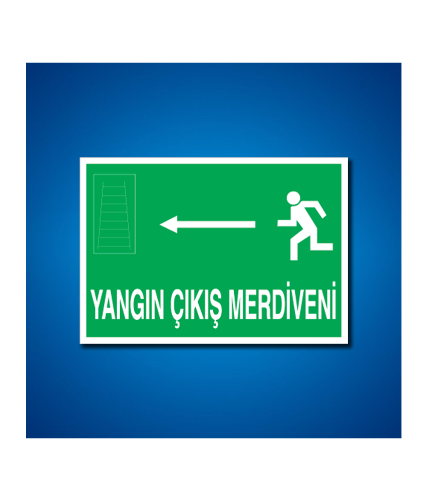 Yangın Çıkışı Etiketleri