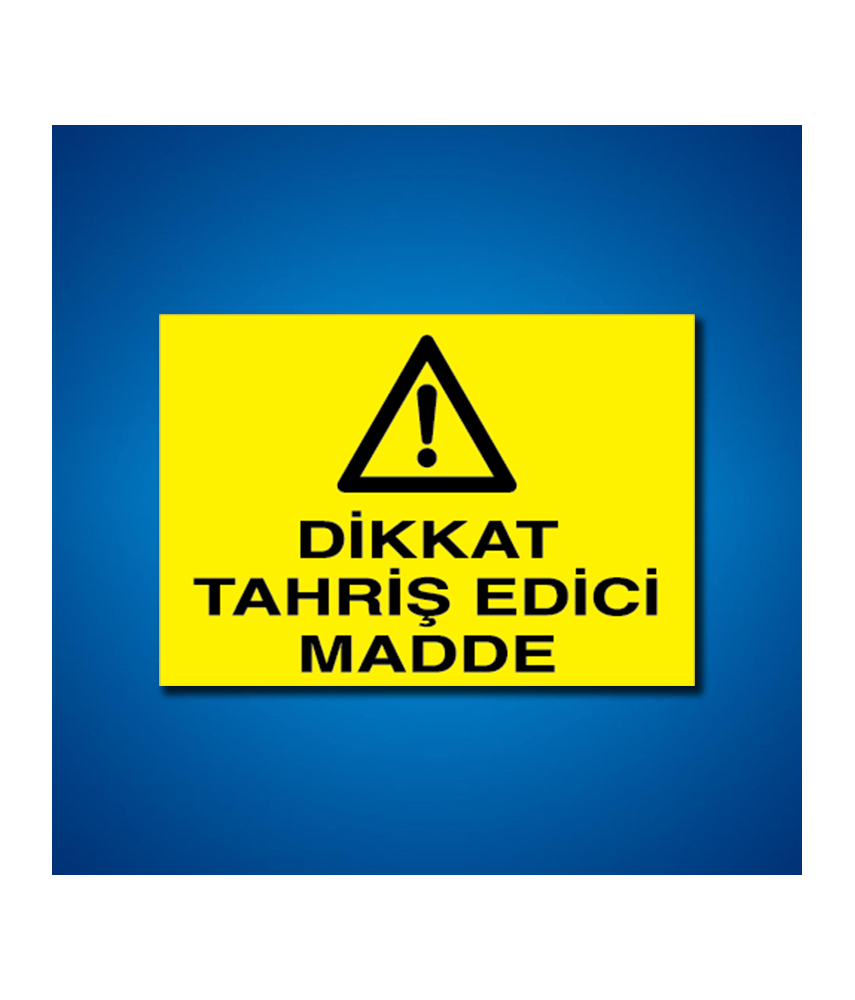 Tehlileli Madde-Ortam İş Güvenliği Etiketleri