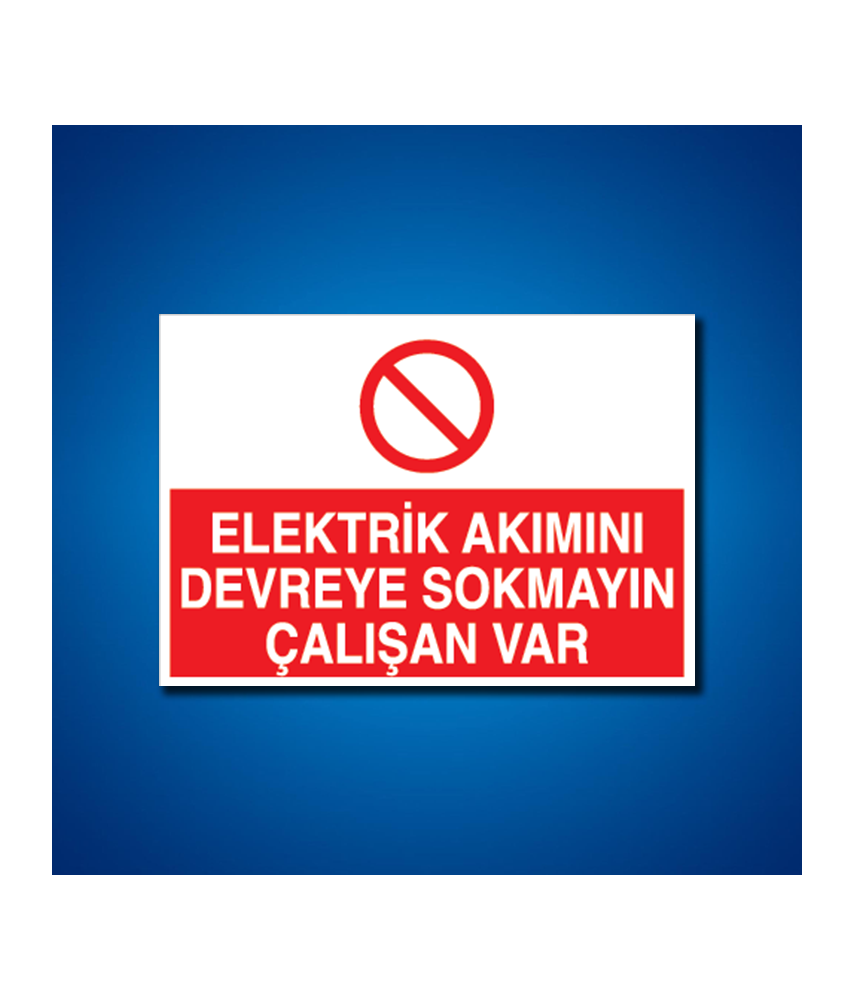 Şalter İş Güvenliği Etiketleri