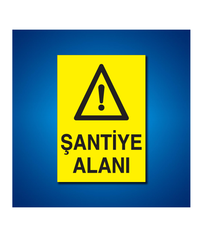 Şantiye İş Güvenliği Etiketleri