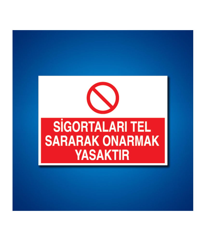 Elektrik İş Güvenliği Etiketleri