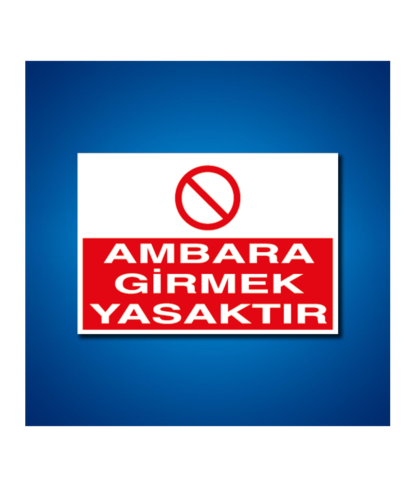 İstif-Raf-Depo İş Güvenliği Etiketleri