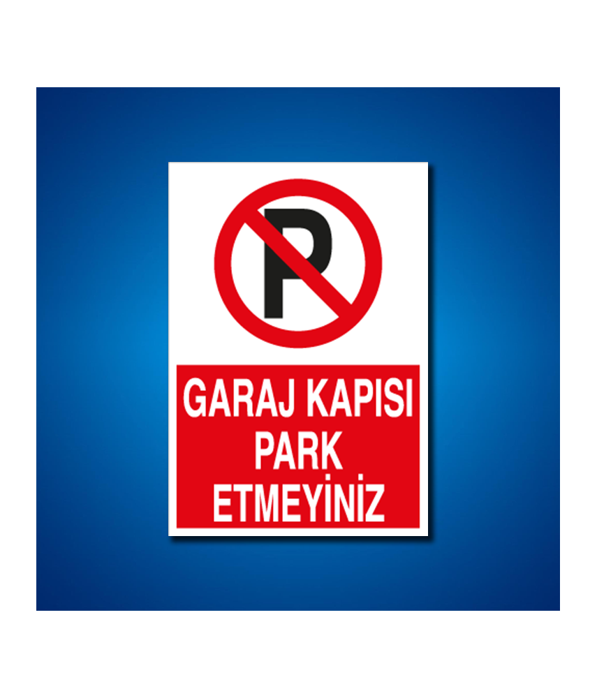 Park İş Güvenliği Etiketleri