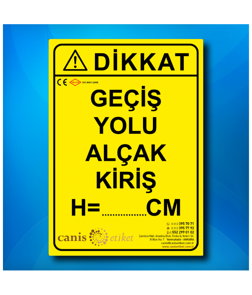 Asansör Risk Analizi Etiketi