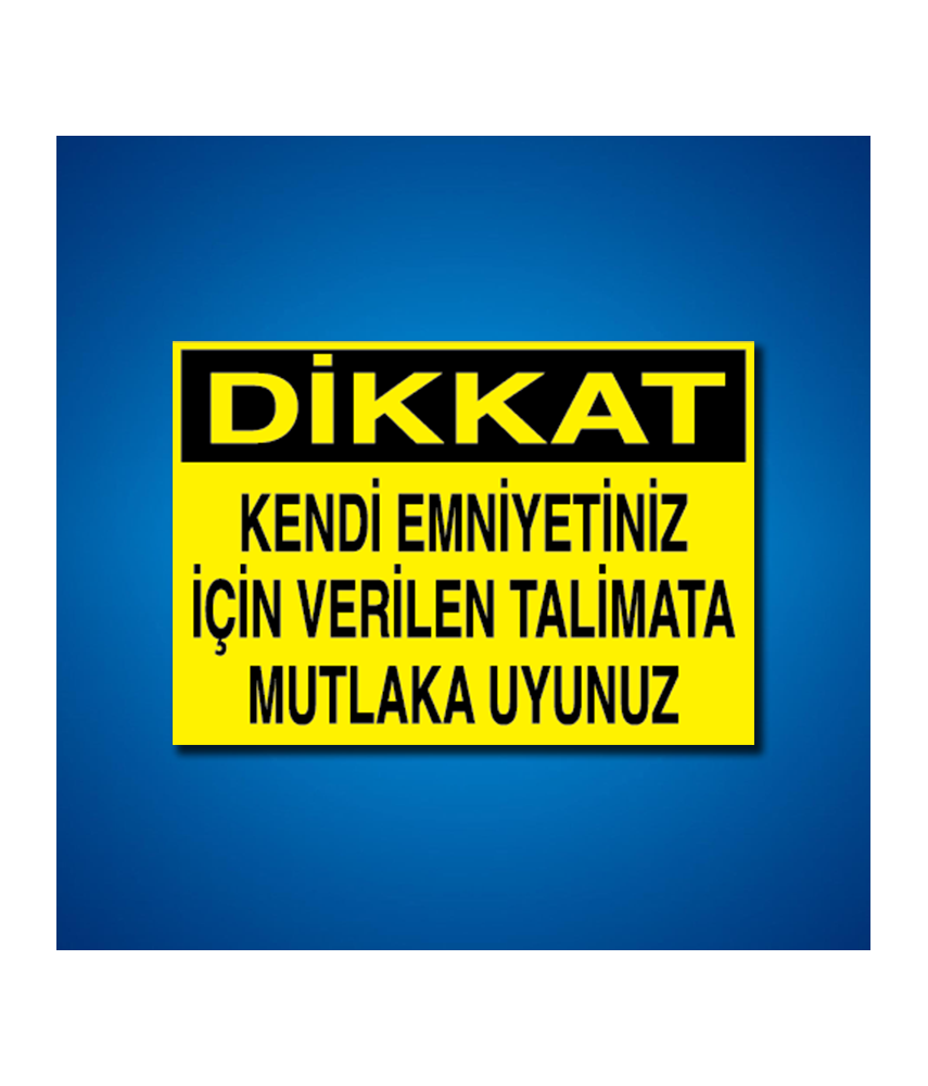 İş Güvenliği Etiketleri