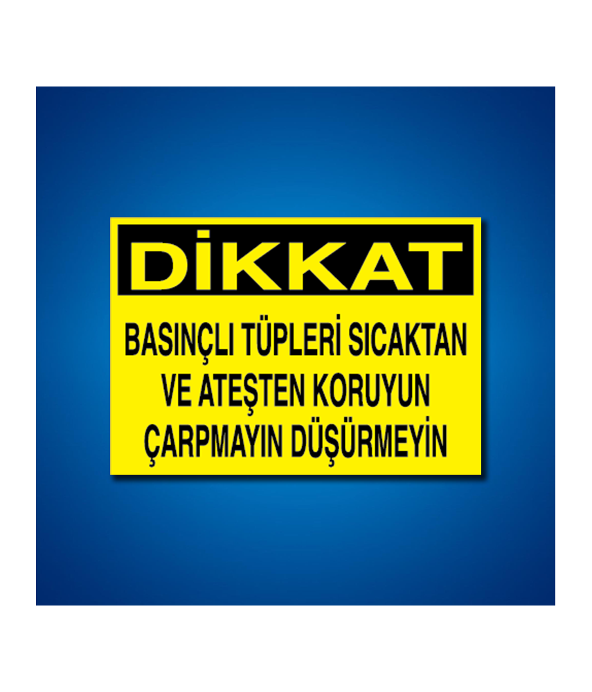 Tüpler İş Güvenliği Etiketi
