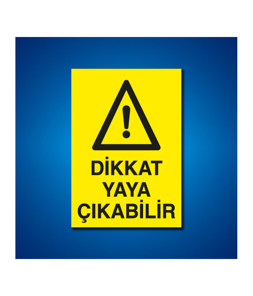 Şoför Araç Kantar Yaya İş Güvenliği Etiketleri