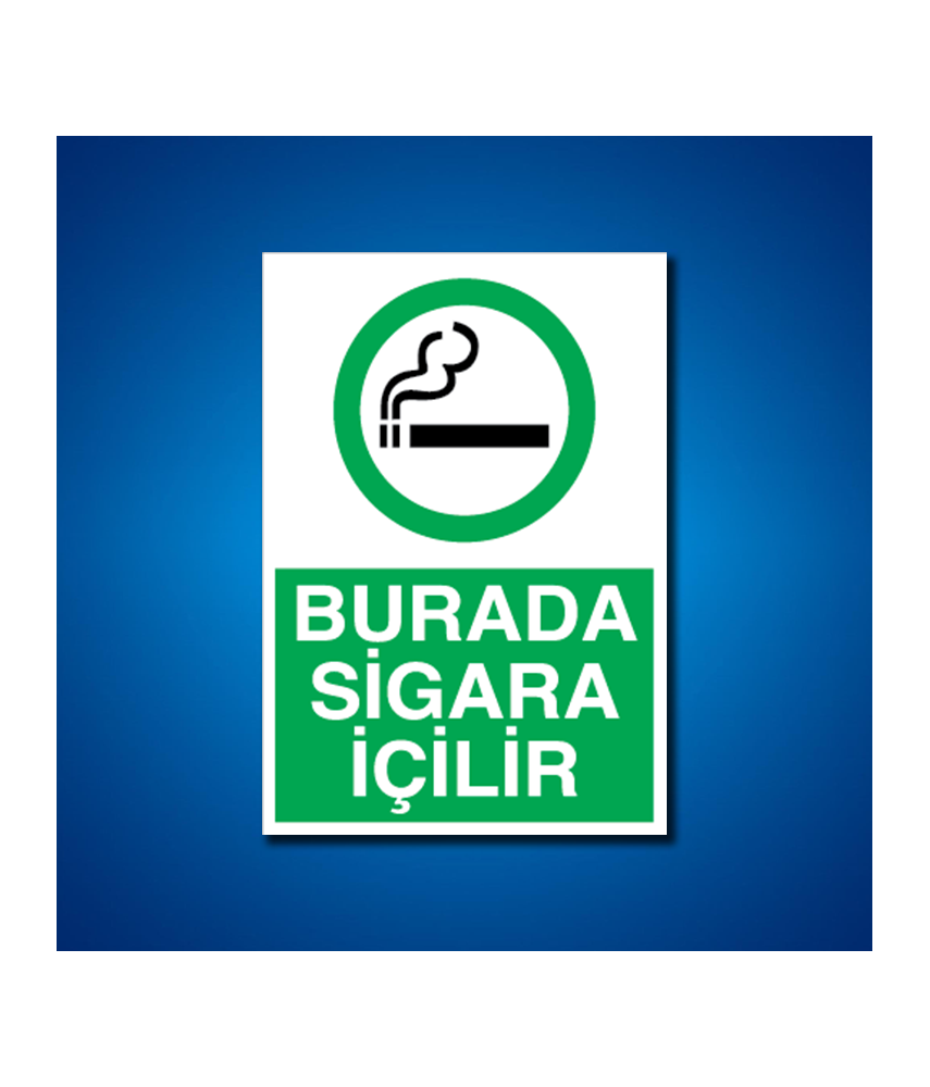 Sigara İş Güvenliği Etiketleri