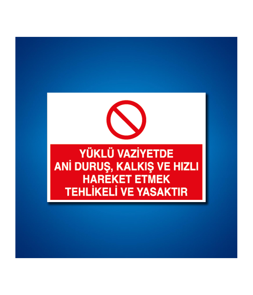 Şoför Araç Kantar Yaya İş Güvenliği Etiketleri