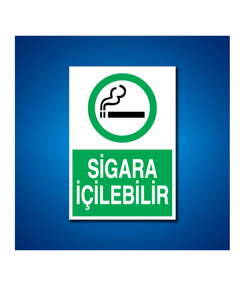 Sigara İş Güvenliği Etiketleri