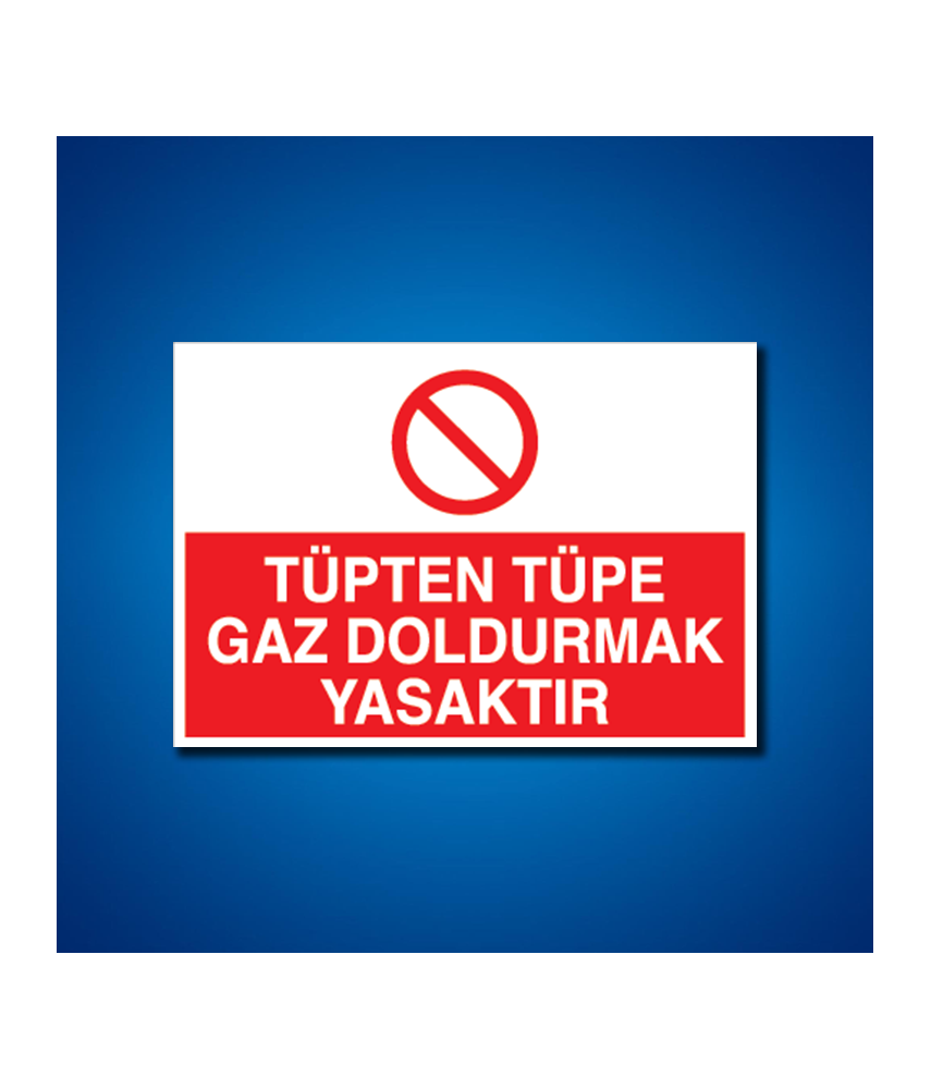 Tüpler İş Güvenliği Etiketi