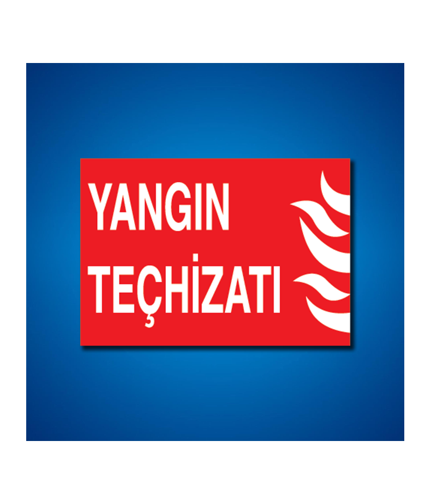 Yangınla Mücadele İş Güvenliği Etiketleri